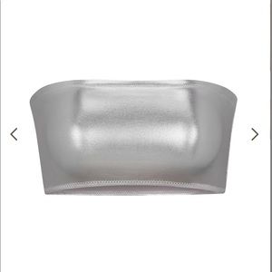 Skims Swim Metallic Bandeau